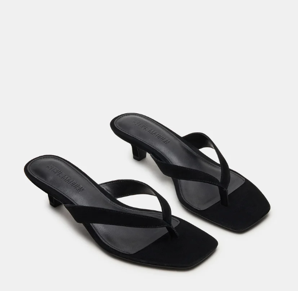 Tracie - Black Suede