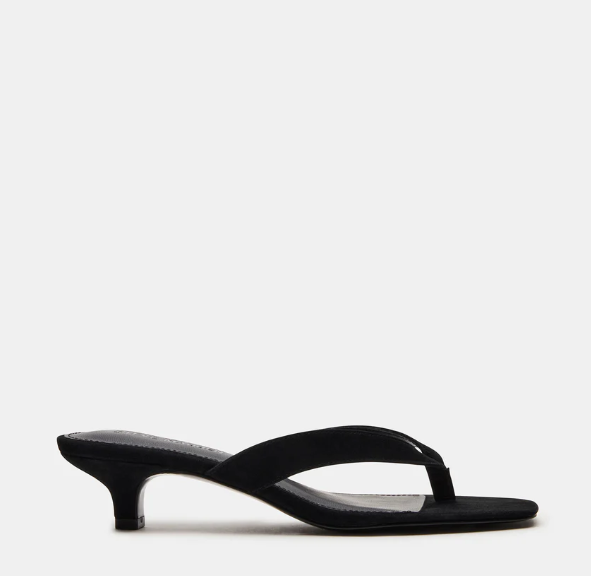 Tracie - Black Suede