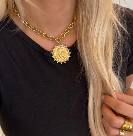 SMALL COIN NECKLACE