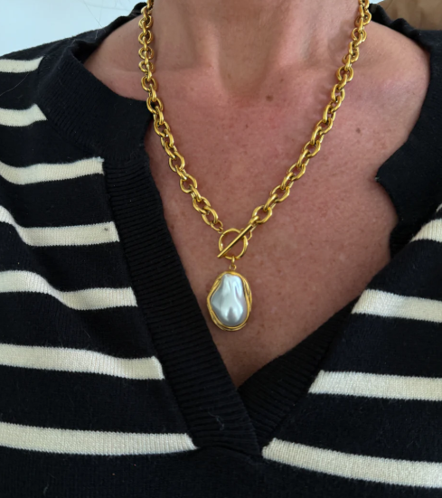PEARL DROP NECKLACE