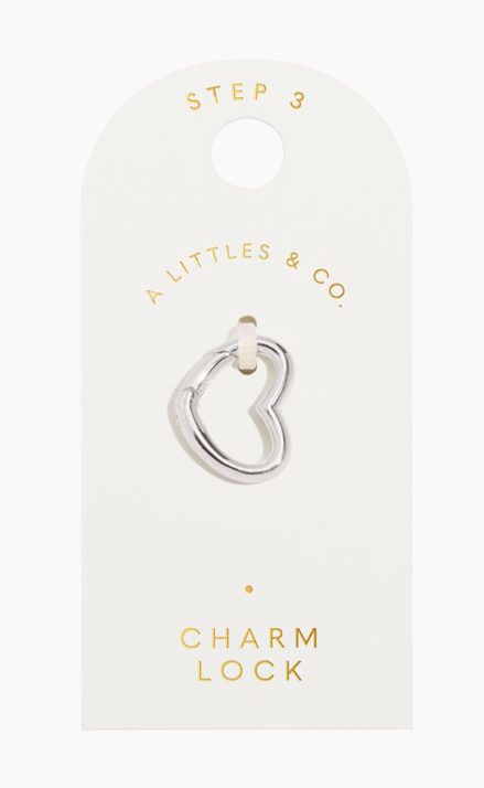 HEART | Silver Plated | Charm Lock