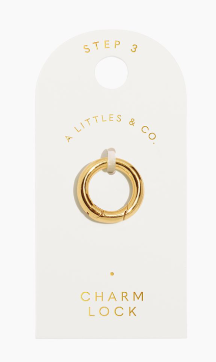 ROUND | Silver Plated | Charm Lock