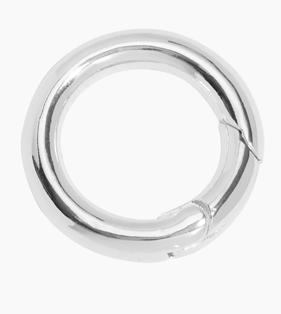 ROUND | Silver Plated | Charm Lock