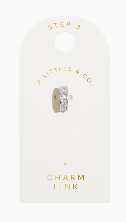 PAVE | Silver Plated | Charm Link