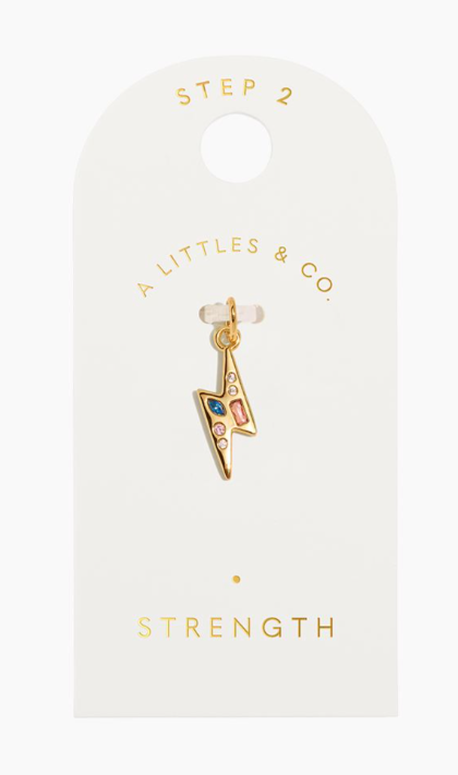 STRENGTH | Gold-Tone Plated | Small Charm