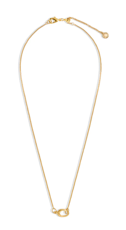ROLO CHAIN | 1 Charm Clasp - Gold Necklace