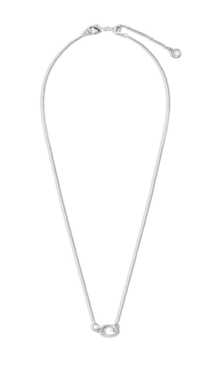 ROLO CHAIN | 1 Charm Clasp | Silver Plated | Necklace