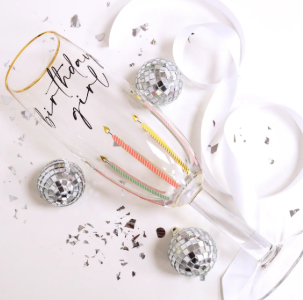 Oversized Champagne Birthday