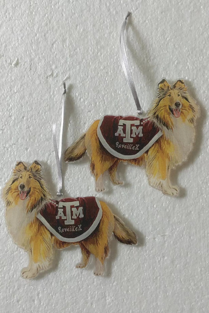 Texas A&M Mascot Acrylic Ornament
