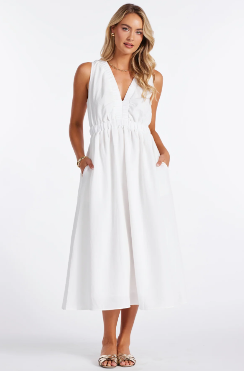 Melina Seersucker Dress S