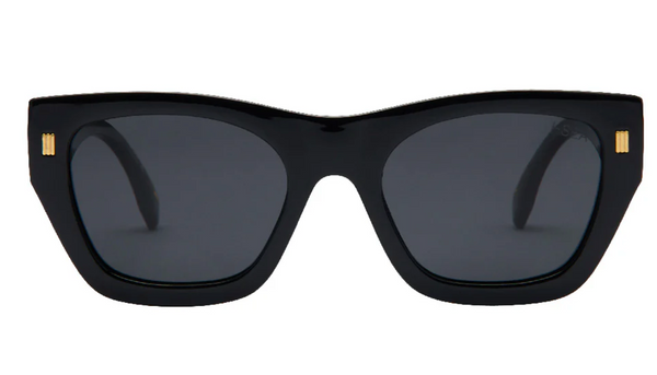 IVY BLACK / SMOKE POLARIZED LENS