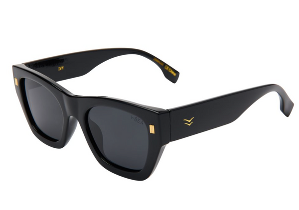IVY BLACK / SMOKE POLARIZED LENS
