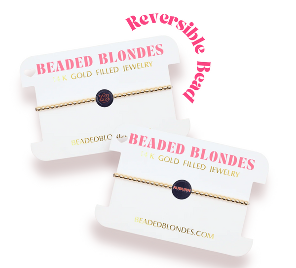 Auburn Logo Bracelet - Gold