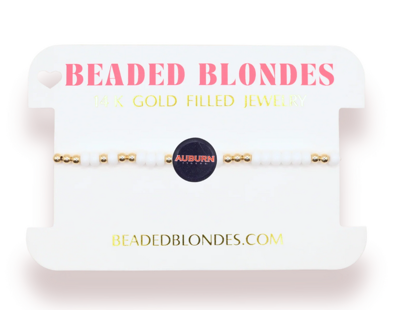 Auburn Logo Bracelet - Sprinkle