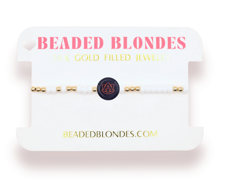 Auburn Logo Bracelet - Sprinkle