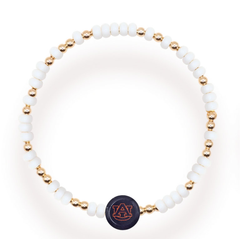 Auburn Logo Bracelet - Sprinkle