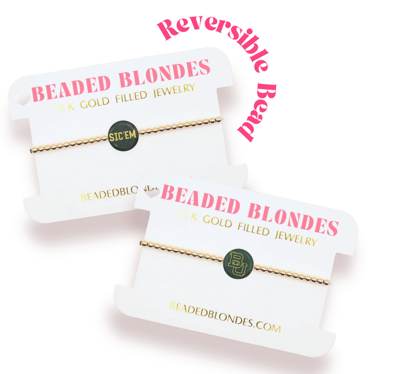 Baylor/ Sic Em Logo Bracelet - Gold