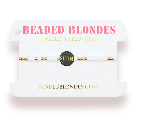 Baylor/ Sic Em Logo Bracelet - Sprinkle