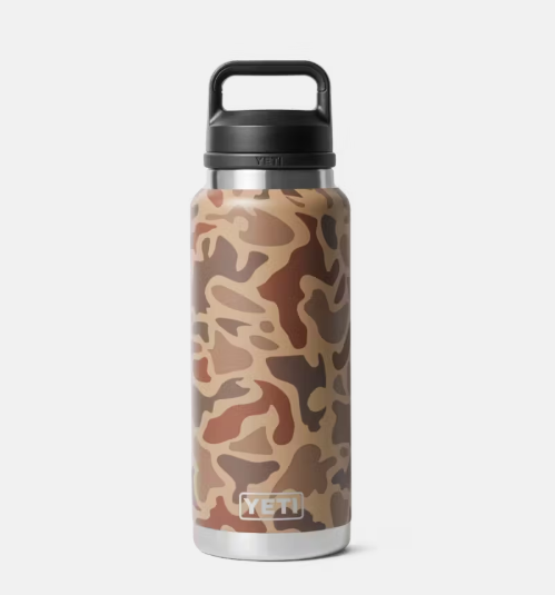 RAMBLER 36 OZ BOTTLE CHUG - WETLANDS CAMO