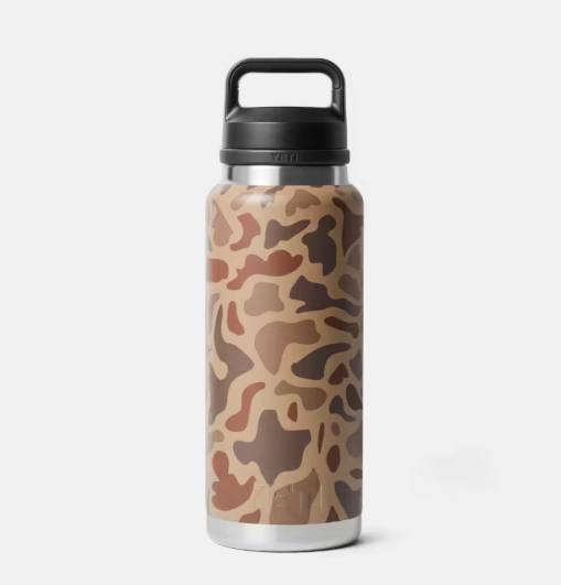 RAMBLER 36 OZ BOTTLE CHUG - WETLANDS CAMO