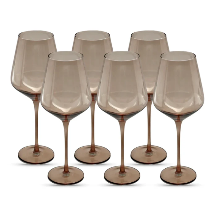 Smokey Sand Wine Glasses