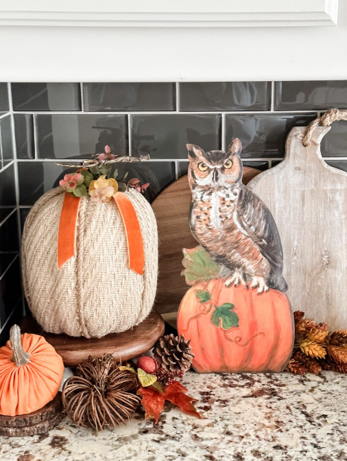 Hoot Owl On A Pumpkin