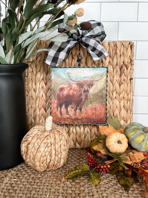 Mini Hamilton Highland Cow