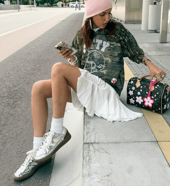 GOAL - SILVER MIRROR SNEAKER