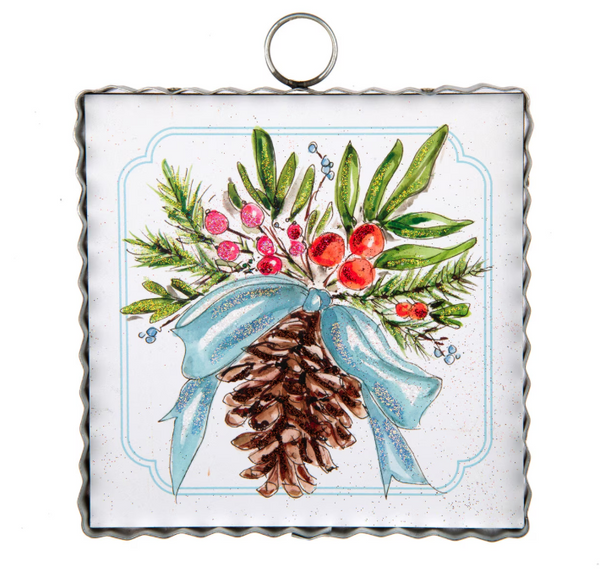 Mini Beck’s Pinecone Arrangement