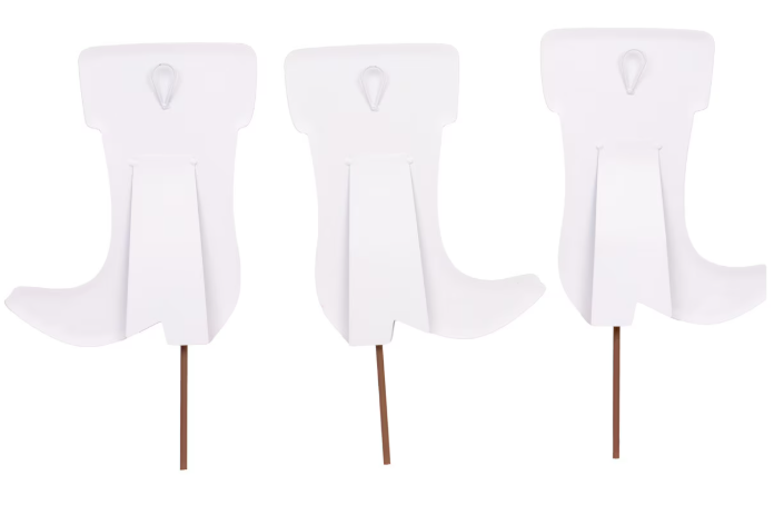 Cowboy Stocking Ornaments - SET of 4