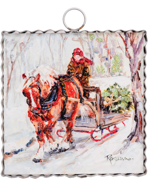 Mini Rozie’s Bringing Home the Tree