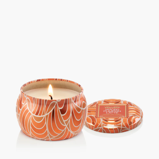 Spiced Pumpkin Latte Capsule Mini Tin Candle