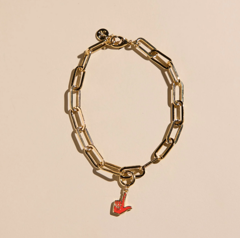 Texas Tech Guns Up Charm Bracelet