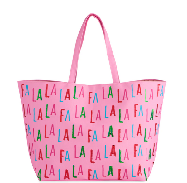 FA LA LA GIFTING TOTE,PINK