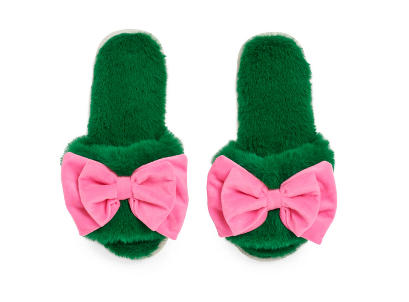 NOELLE SLIPPERS - GREEN