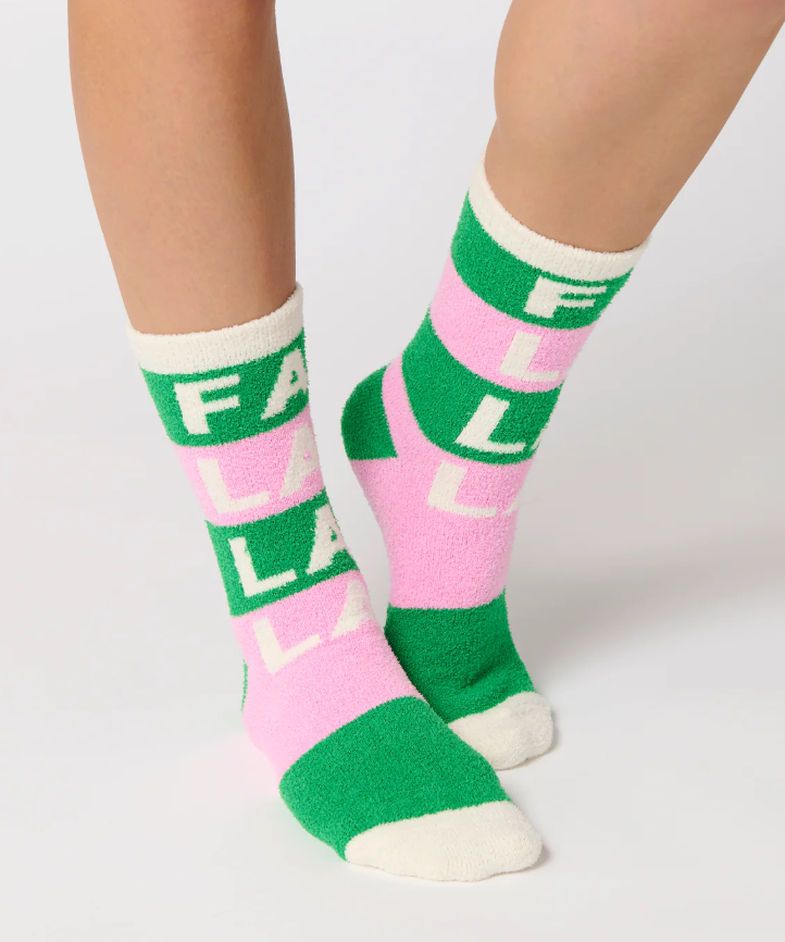 FA LA LA SOCKS - GREEN