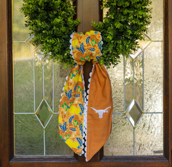 Texas Longhorns Cotton Wreath Scarf
