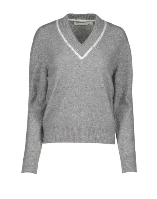Siene V-Neck Sweater - Dark Harvest