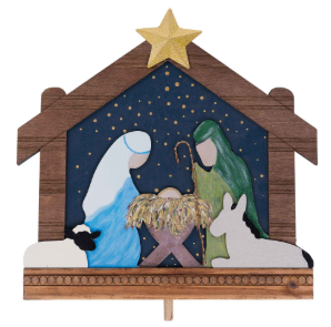 Nativity Stable Topper