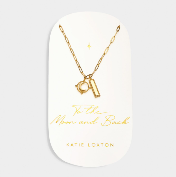 TO THE MOON & BACK | CHARM NECKLACE