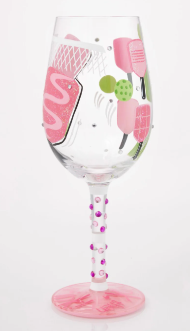 Dink then Drink Wine Glass