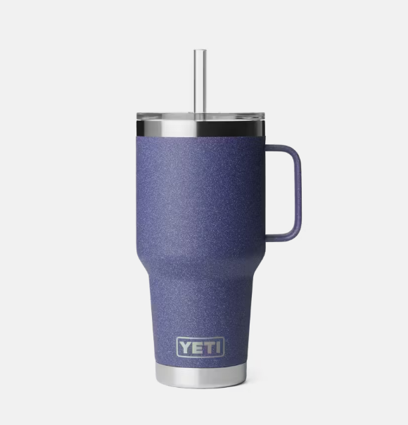 RAMBLER 35 OZ STRAW MUG - MOON DUST