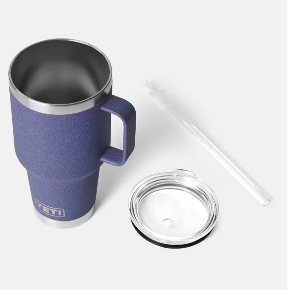 RAMBLER 35 OZ STRAW MUG - MOON DUST