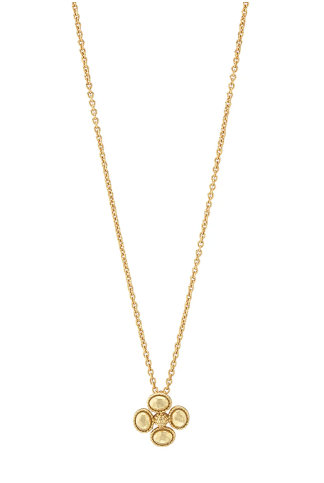 Berry Clover Station Necklace