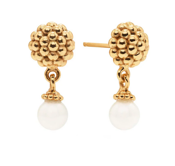 Berry Drop Stud Earrings