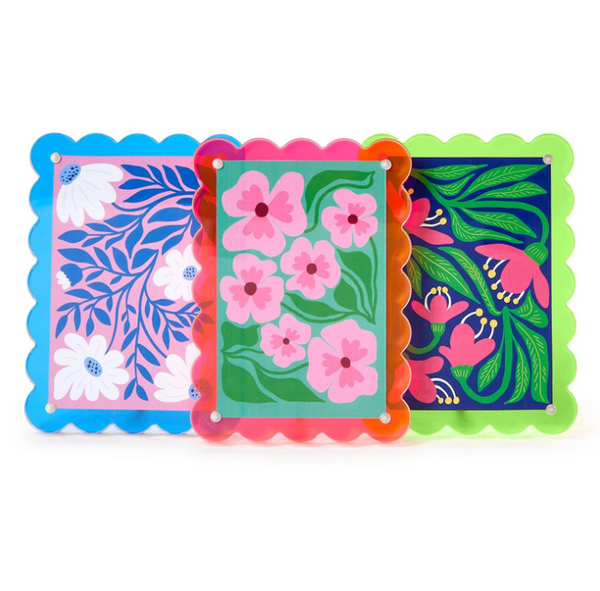 4x6 Acrylic Scalloped Frame