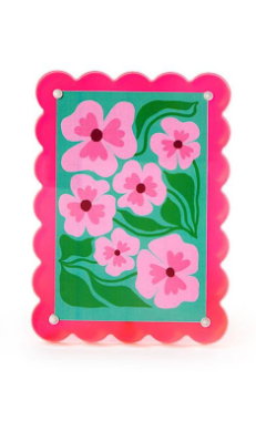 4x6 Acrylic Scalloped Frame