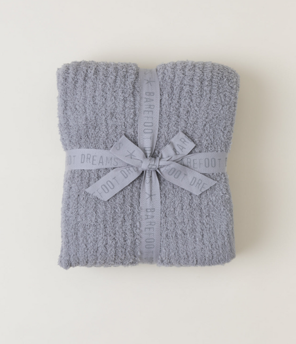 CozyChic Ribbed Throw - Dove Gray