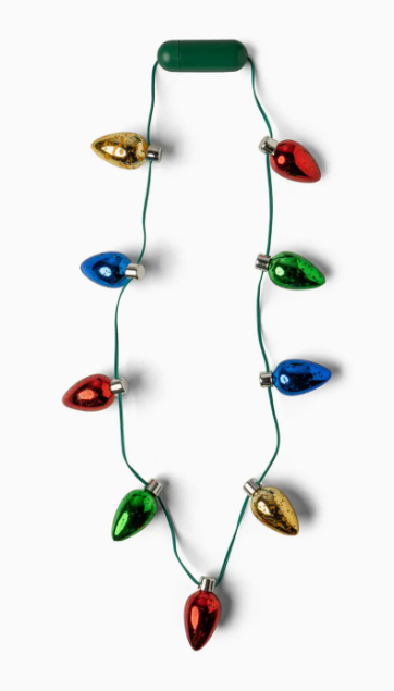 Holiday Frost Bulb Necklace