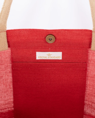 Noel Wreath Juco Carryall Tote Red/Gold